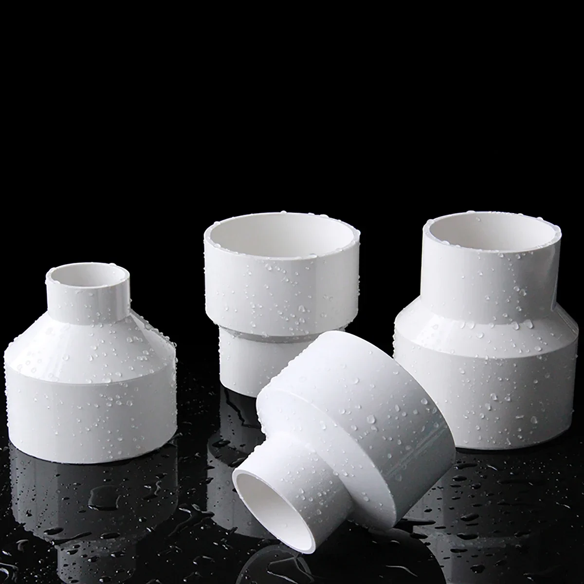1Pcs PVC ลด Socket 20,25,32,40,50,63,75,90,110มม.Solvent Weld ความดันตัวเชื่อมต่อท่อ Aquarium ชลประทาน