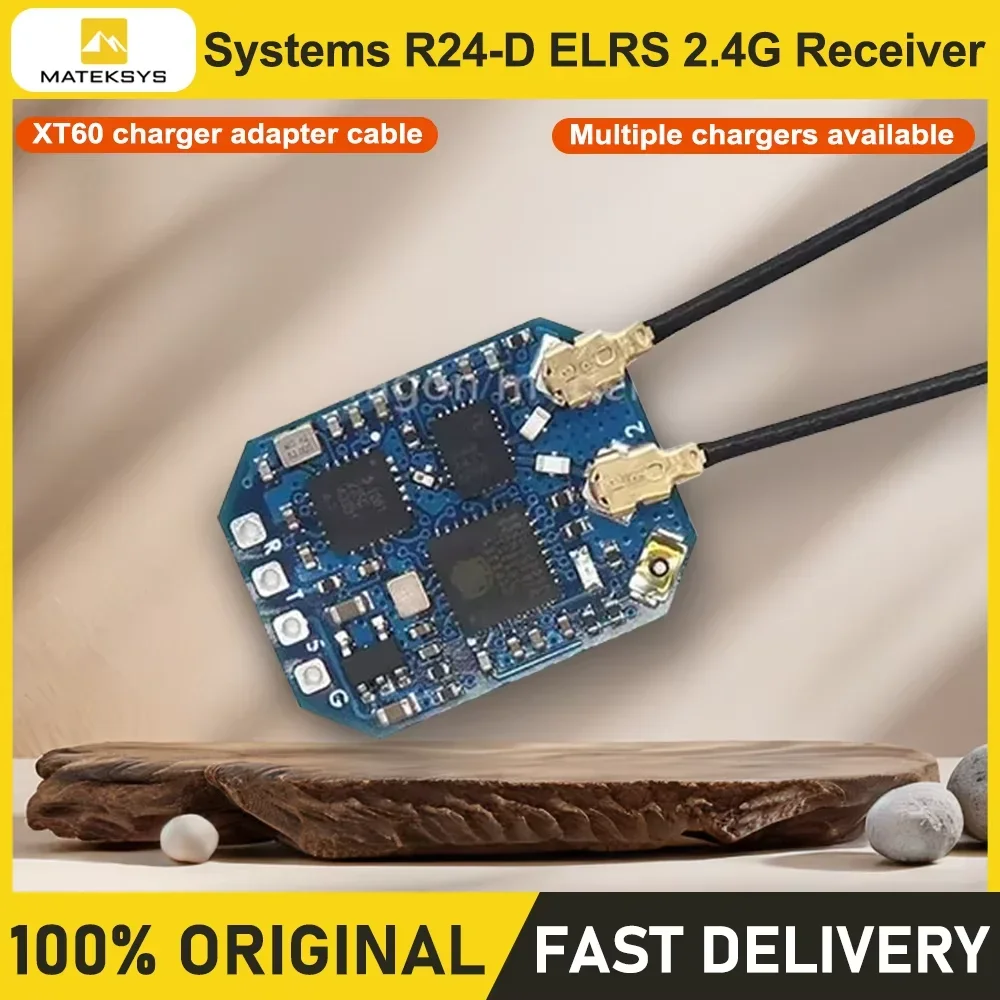 Matek ELRS‑R24‑D 2.4G ELRS CRSF Receiver For FPV Racing Freestyle Nano Micro Mini Long Range RC Quadcopter Accessories