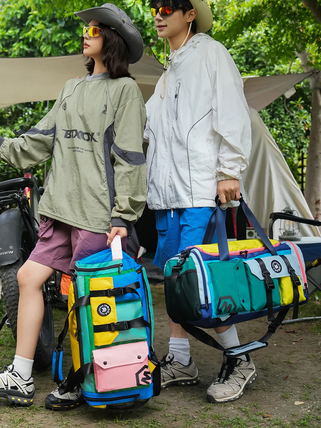 color-block-outdoor-travel-bag-unisex-large-capacity-multi-functional-sports-fitness-bag-casual-travel-backpack-for-youth