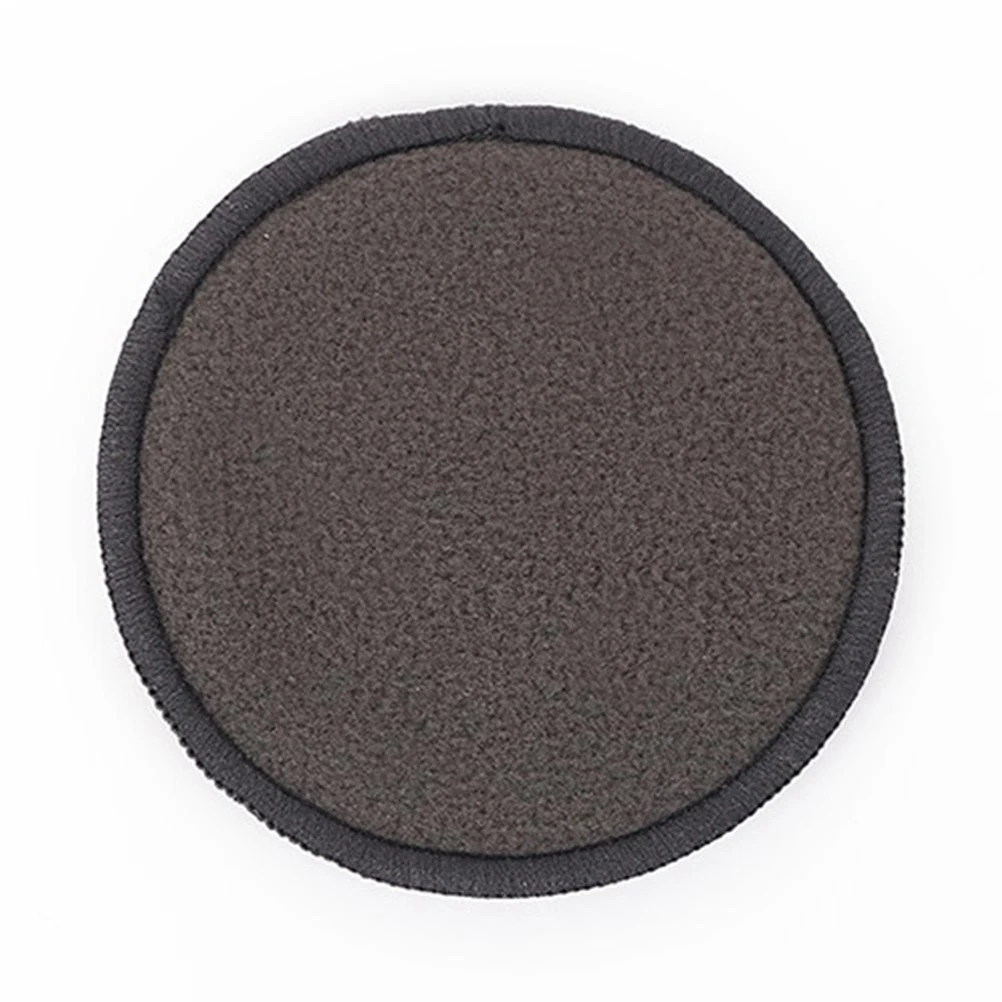 

12pcs Makeup Remover Pads Bamboo Fiber Reusable Facial Cleansing Pads Sensitive Skin Eye Lip Mascara Black Travel Gym Use