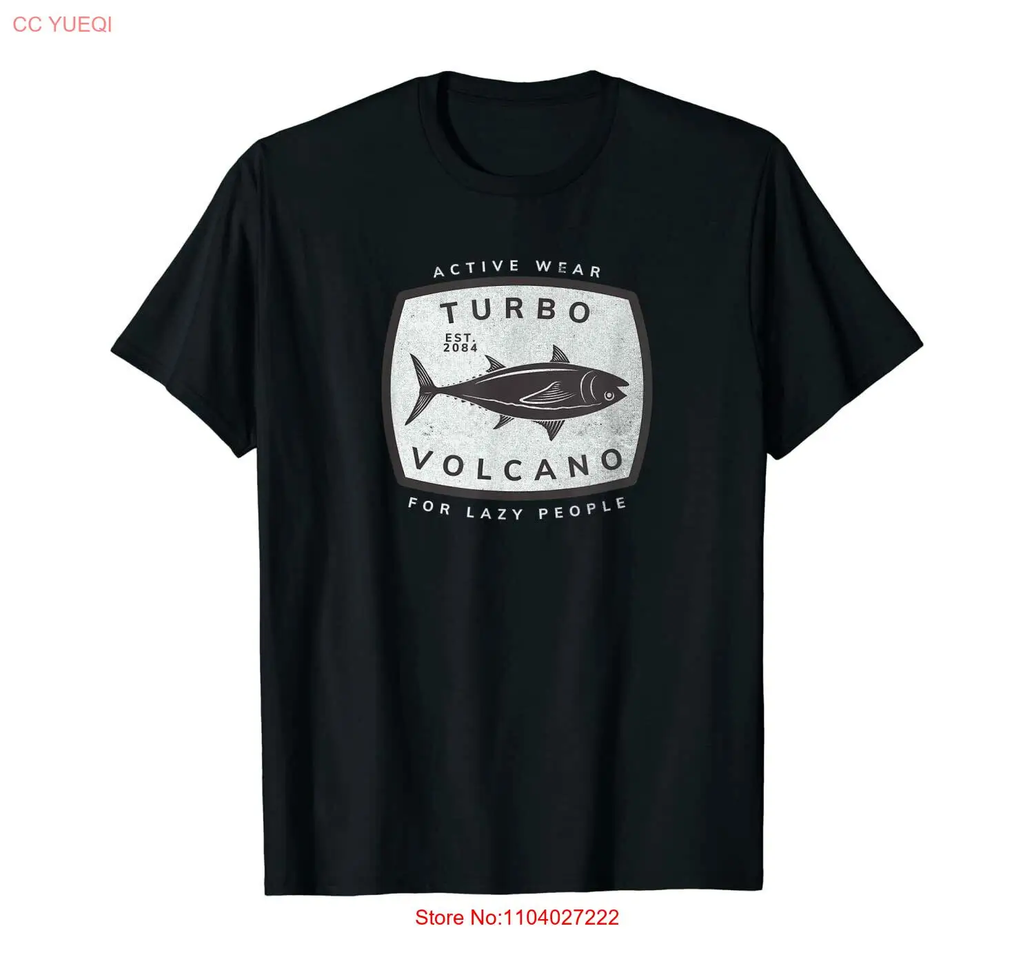 ACTIVE WEAR FOR LAZY PEOPLE Retro T-Shirt by Turbo Volcano *NEW* 10 Colors