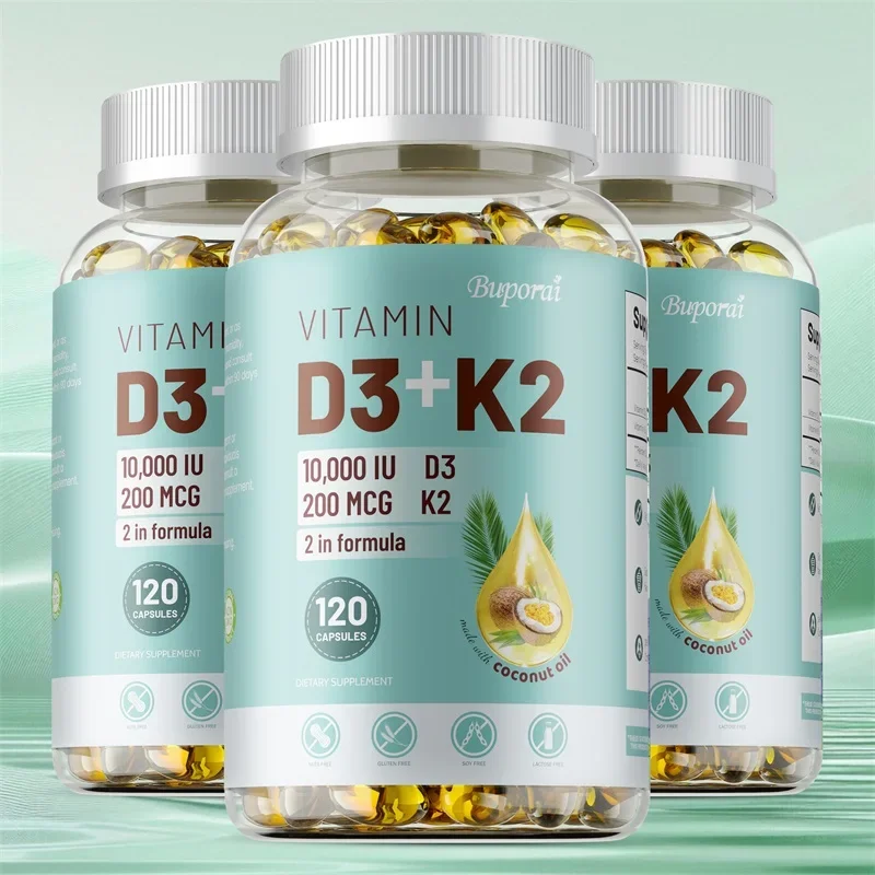 VITAMIN D3&K2 - Nerve, Muscle, Heart, Bone and Dental Health, Immune System HealthSupplements