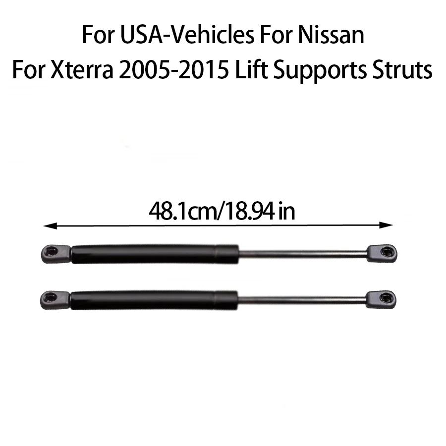 2PCS Rear Liftgate Hatch Shocks For Nissan For Xterra 2005-2015 Lift Supports Struts