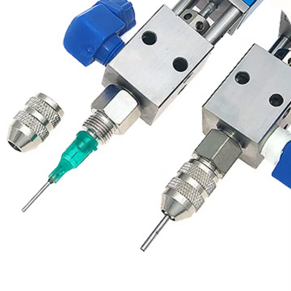 YB-21A Precision Stainless Steel Pneumatic Valve Adjustable Glue Dispensing Valve Single Liquid Compound Pneumatic Control Valve