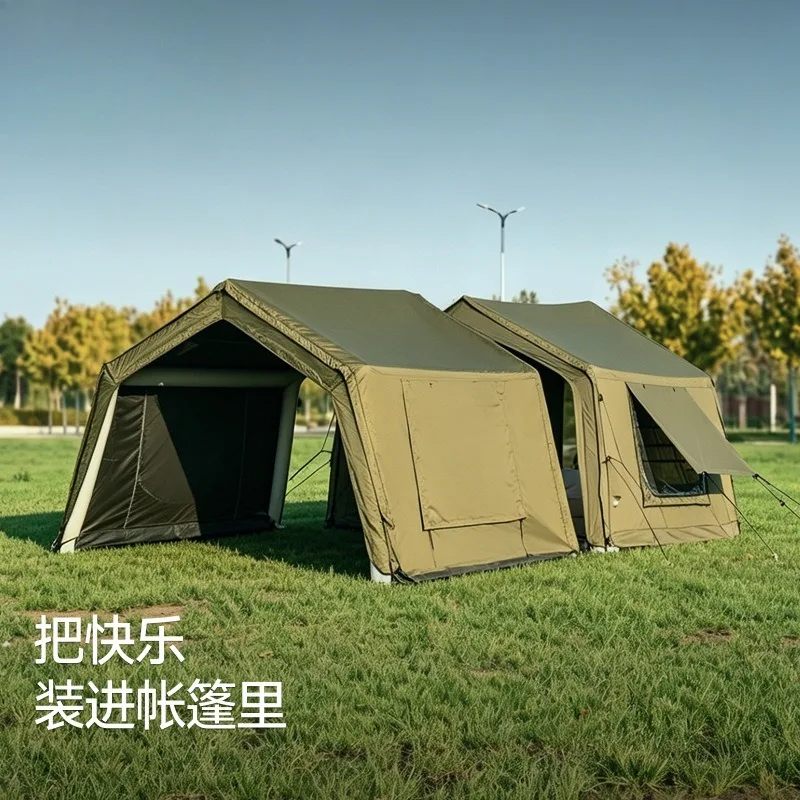 Inflatable tent outdoor camping roof tent family campground