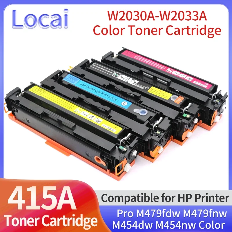 415A Toner Cartridge Compatible Toner for HP Color Laserjet Pro M454 M454dw nw MFP M479 M479dw M479fdw Printer W2030A-W2033A