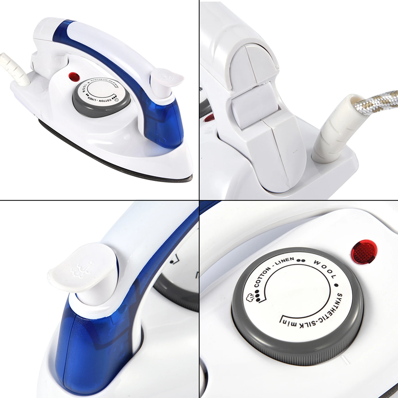 Garment  Portable Foldable Folding Compact Handheld Steam Travel Iron Temperature Control Steam Iron Steam Irons