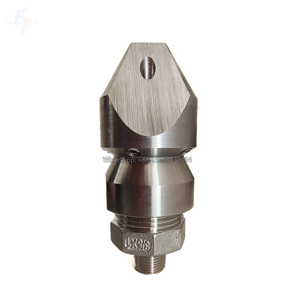 FY 316SS 4000psi High Pressure Rotary Jetter Drain Cleaning Equipment Parts Sewer Cleaning Sprinkler Nozzle