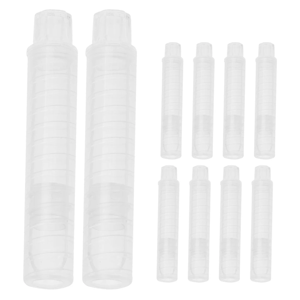 

14 Pcs Office Chalk Holder Convenient Clip for Chalkboard Holders Clear Plastic Sleeve Teacher Bracket