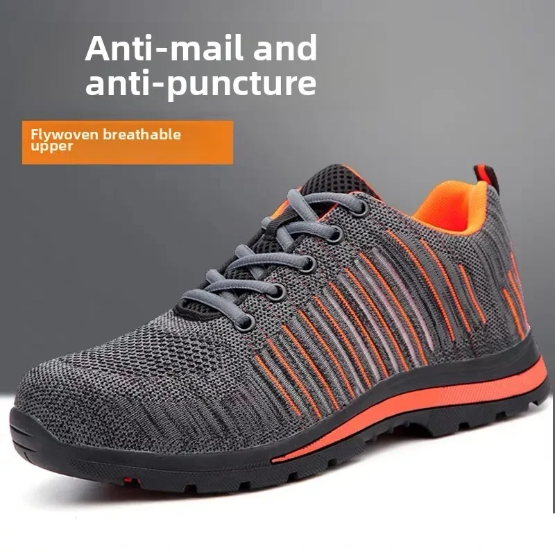 

DurableLabor Insurance Shoes Are Smash-proof And Puncture-proof European Standard Steel Baotou Casual Non-slip Work Shoes Safety