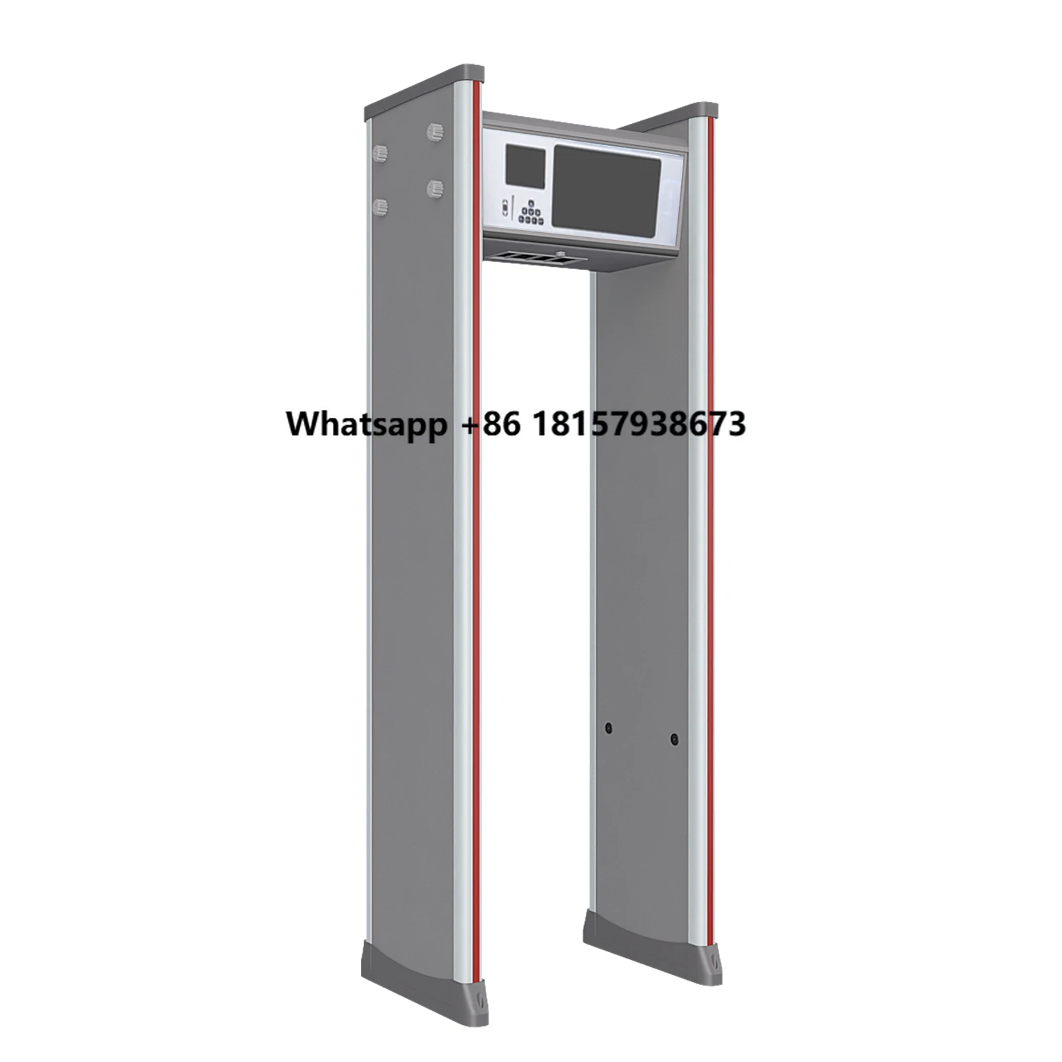 

Security Guard Metal Detector Face Recognition Door with Terminal Thermometer Support QR Code