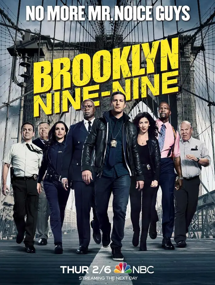 Póster de seda impreso de película artística de programa de televisión Brooklyn Nine Nine, 12 estilos, para decoración de pared de tu hogar