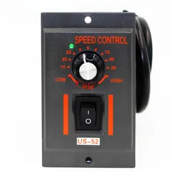 1Pc US-52 220V AC Motor Speed Controller voorwoord backword met filter condensator ac regulator motor controle CCW/CW