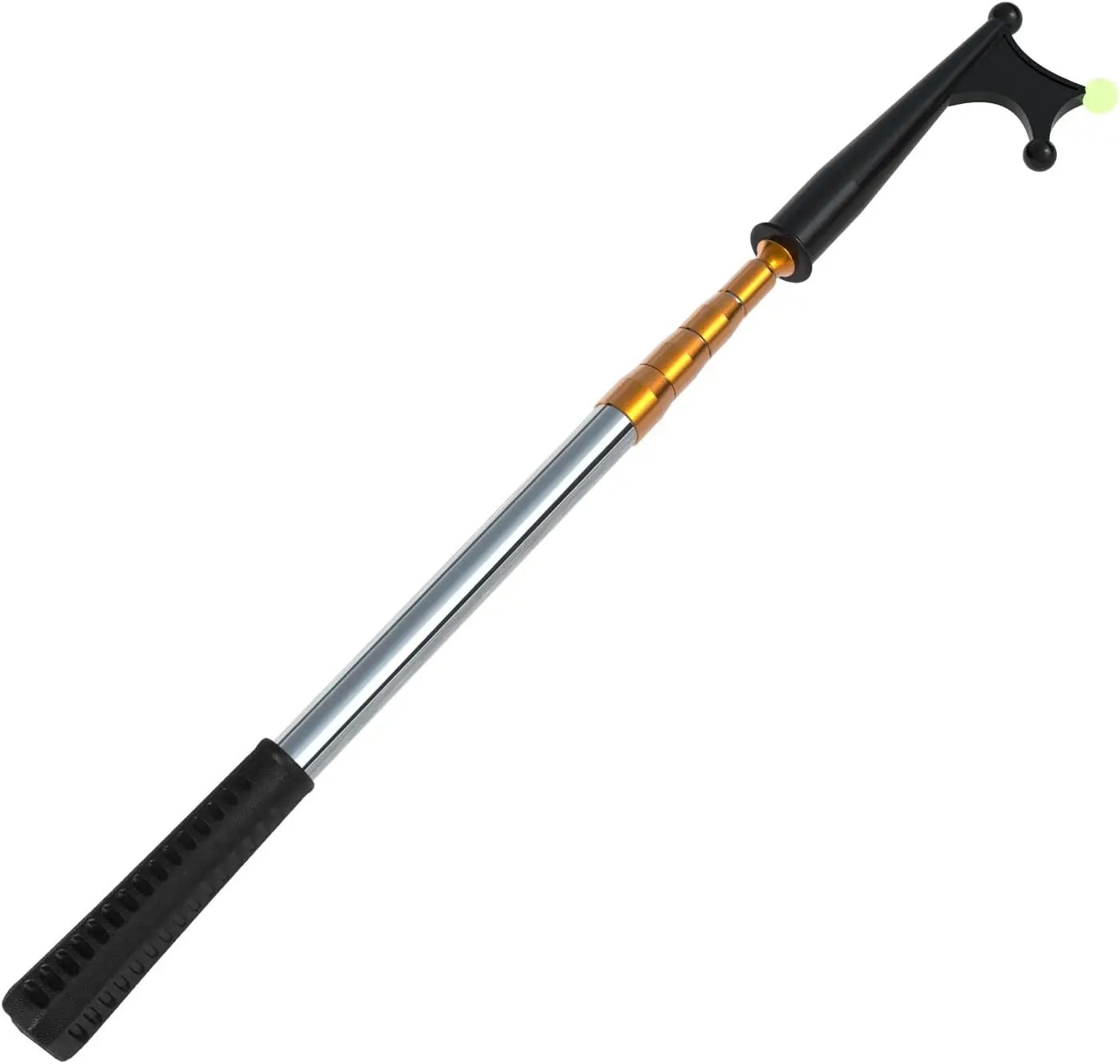 خطاف قارب تلسكوبي من KOMCLUB لرسو السفن، خطاف تمديد، عصا دفع للقارب، مقبض مطاطي غير قابل للانزلاق، متين ومقاوم للصدأ #1