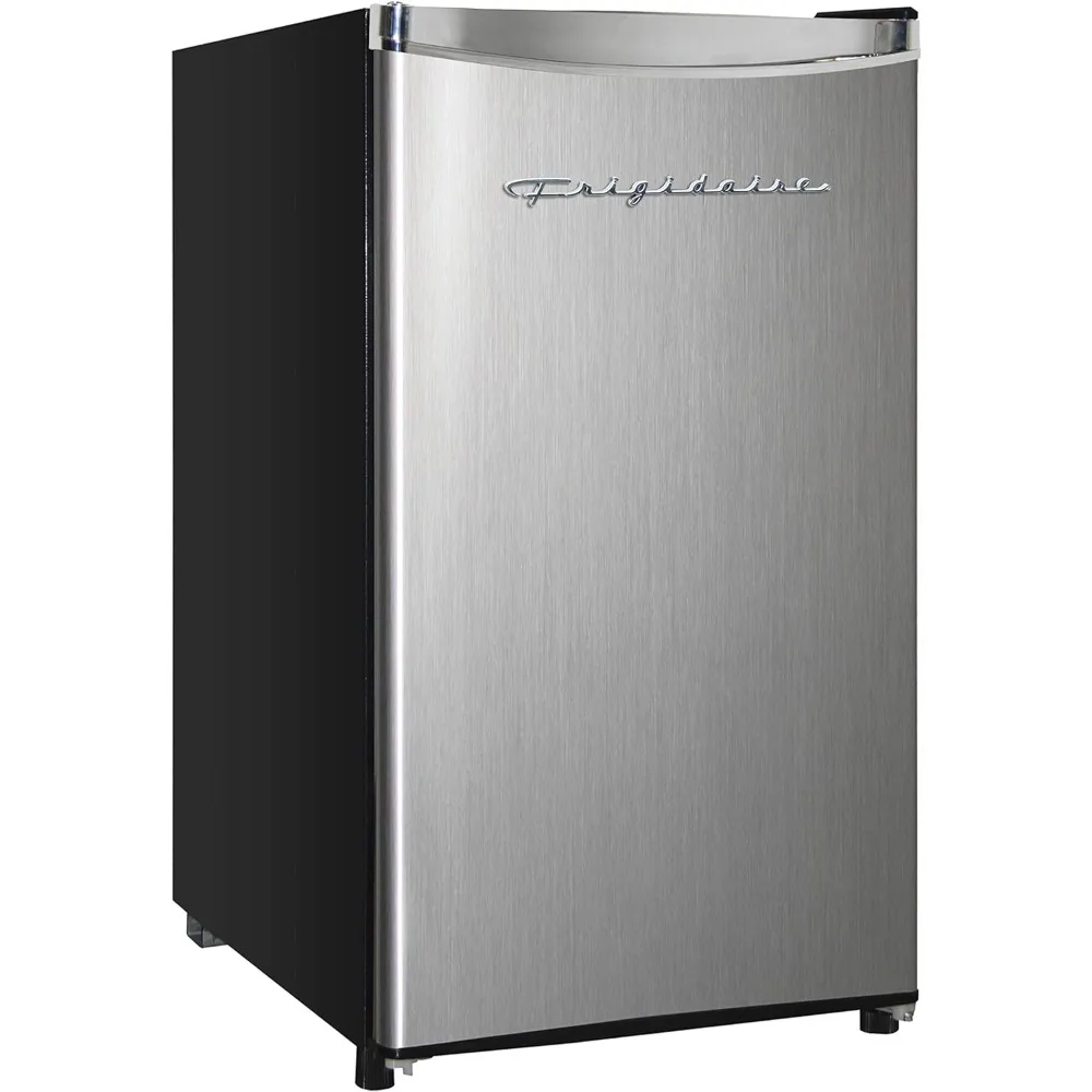 2024 New 3.2 Cu Ft Stainless Steel Mini Fridge, Perfect for Home or The Office