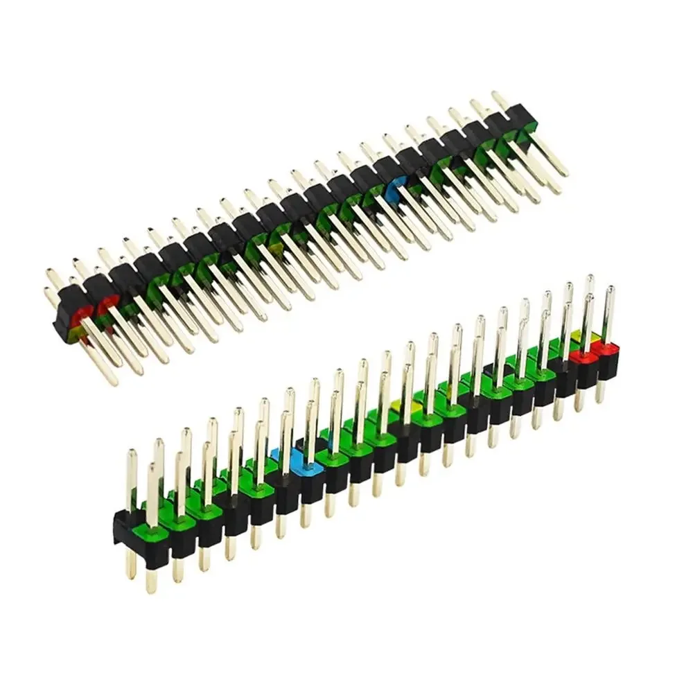 Dla Raspberry Pi PICO 20-pinowy nagłówek GPIO Kolorowy znak Zapobiegaj złej wtyczce Rozstaw 2,54 mm dla Raspberry Pi Pico