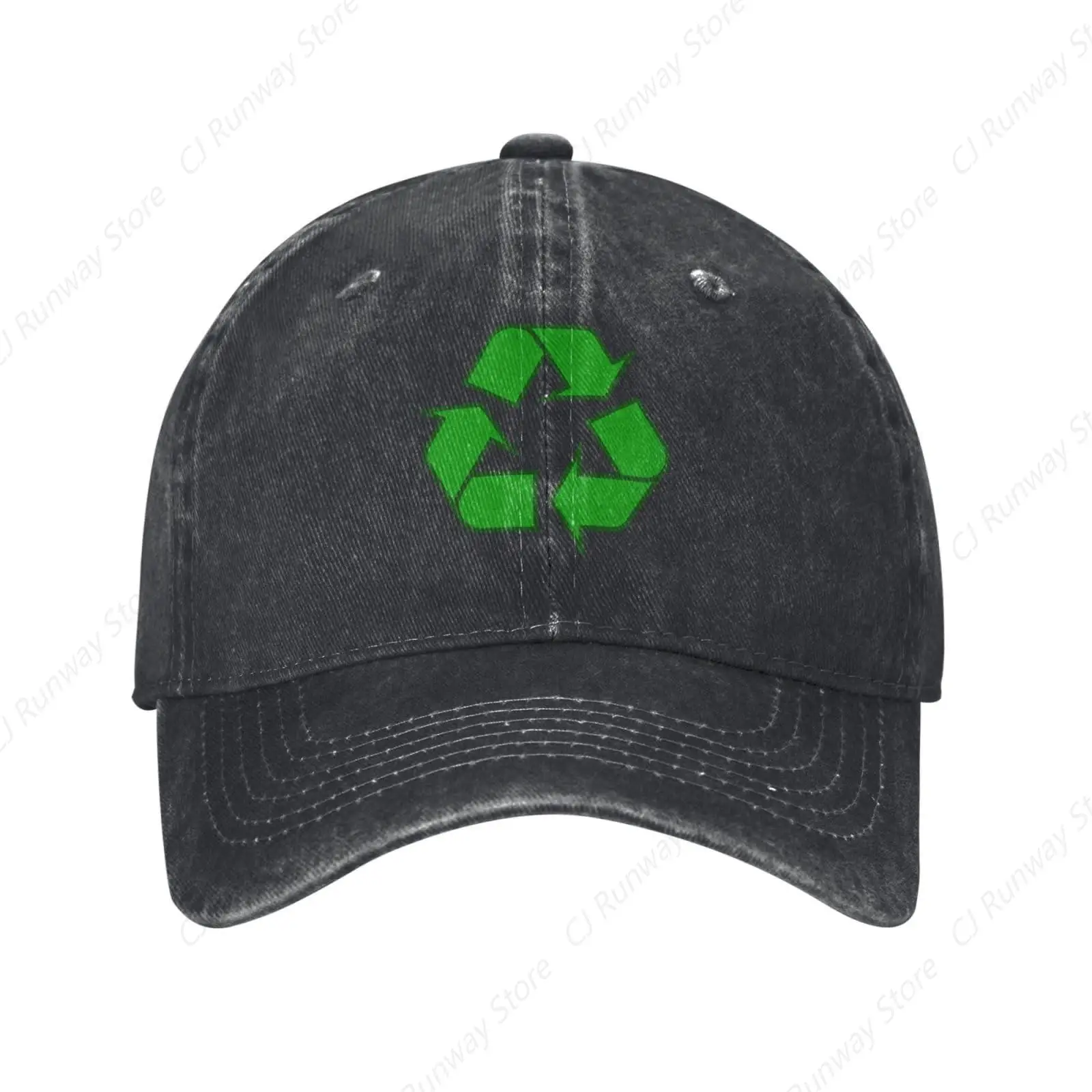 Recycle Recycling Symbol Baseball Cap Golf Dad Hat Adjustable Unconstructed for Men Women