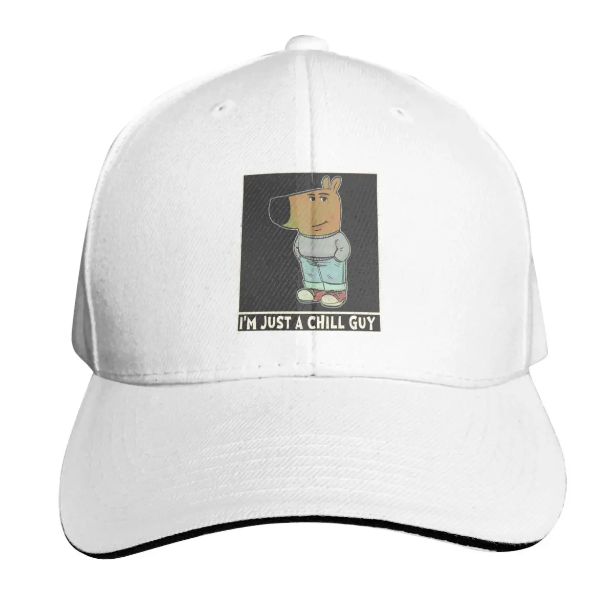 Vintage I Am Just A Chill Guy Cap Fashion Casual Baseball Caps Adjustable Hat Hip Hop Summer Unisex Baseball Hats