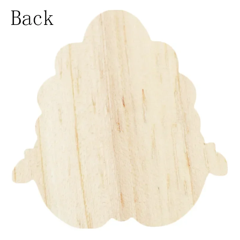 1PC Solid Wood Door Flower Decor Oval Decal Vintage Carved Applique Onlay Woodcarving Living Room Furniture Ornament  9cm