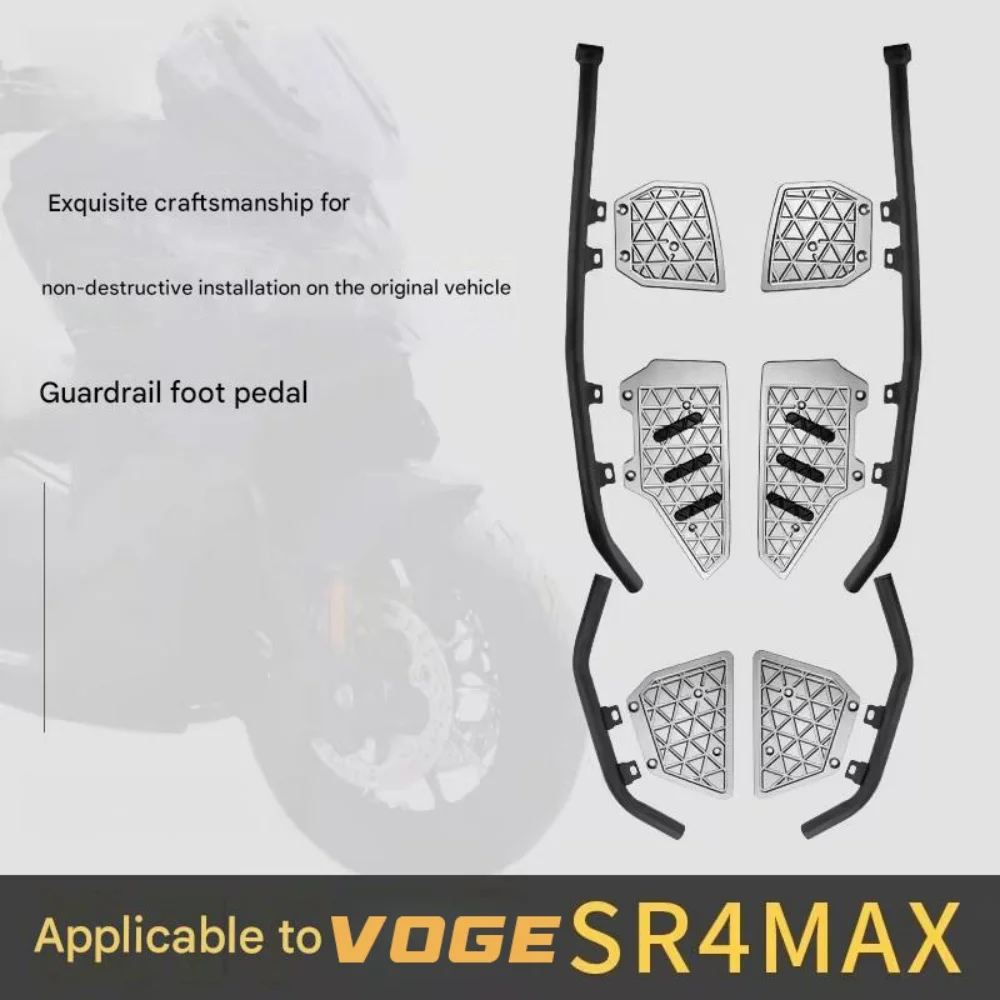 2022-2026VG- SR4 MAX 350 Aluminum Alloy Integrated Footpeg and Crash Bar Protector for VOGE SR4 MAX 350