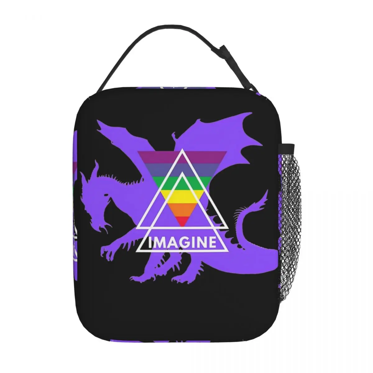 Rock Band Imagine Mercury Thermal Insulated Lunch Bag for Picnic Portable Food Bag Container Thermal Cooler Lunch Boxes