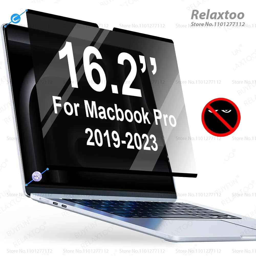 

Антибликовая магнитная защита экрана для Macbook Pro 16 M1 M2 M3 16,2 дюйма A2485/A2780/A2141/A2991