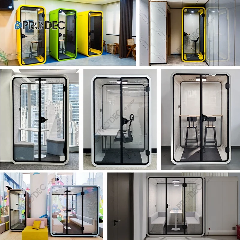 Transparent Home Office Pod Personal Space Free Phone Booth for Sale