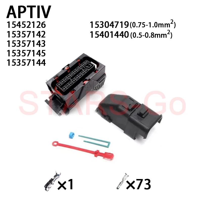 1/10SET 15452126 15357142 15357143 15357145 15357144 15304719 15401440 73P APTIV Delph Automotive Connector