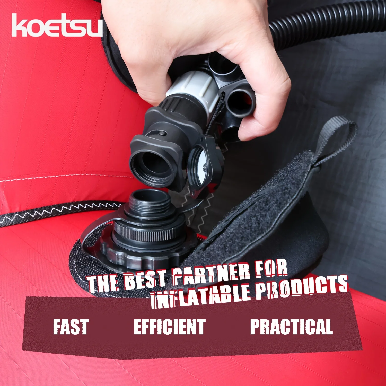 

KOETSU 1 шт., шланг для насоса для доски для серфинга, аксессуары для ручного воздушного насоса, пригодные для надувной доски для серфинга стоя/лодки