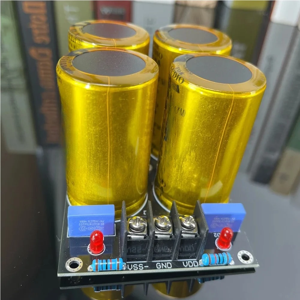 Adapted for Dual DC Power Filter Expansion Board Gold 63v 15000uf Finished Board