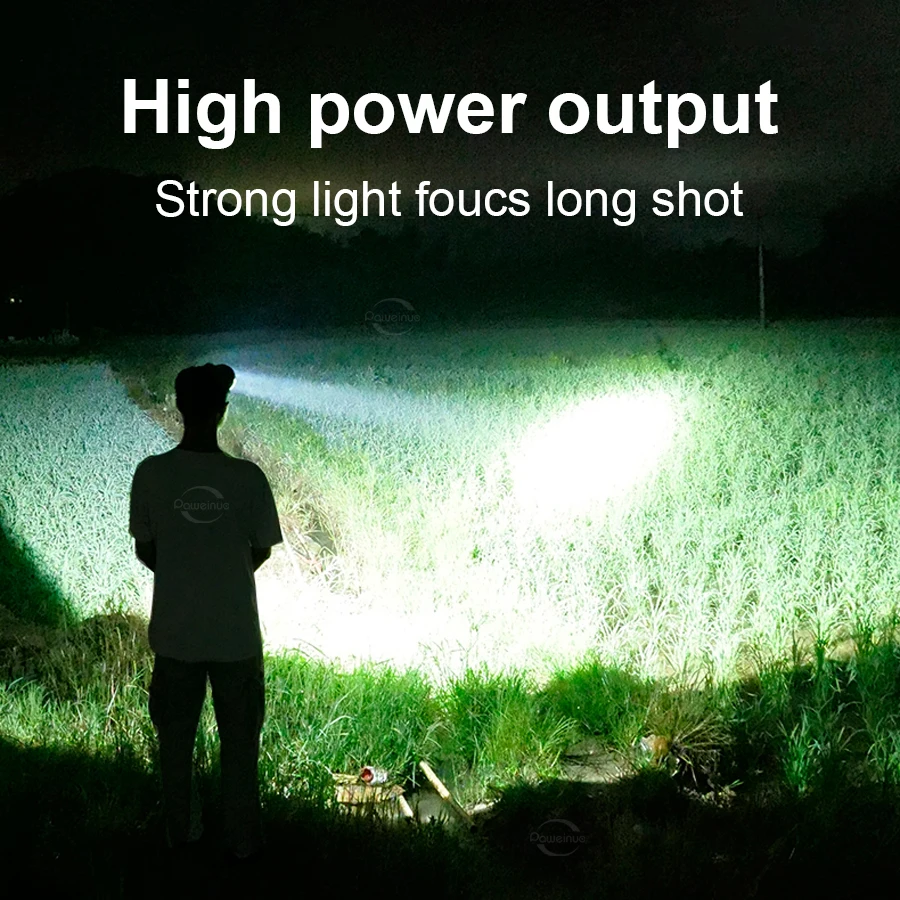 Powerful Super Bright LED Rechargeable High Power High Brightness Headlamp Outdoor Head Flashlight Fishing Headlamp Cap Light