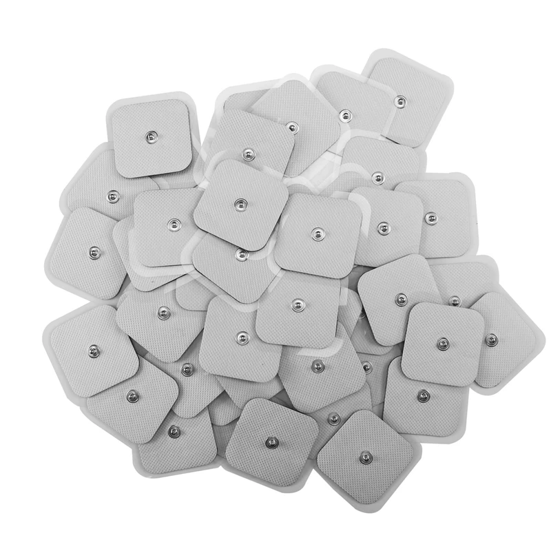 50Pcs Tens Electrodes Electrode Pad For Self Adhesive Electrode Patches For TENS Therapy Machines Physiotherapy