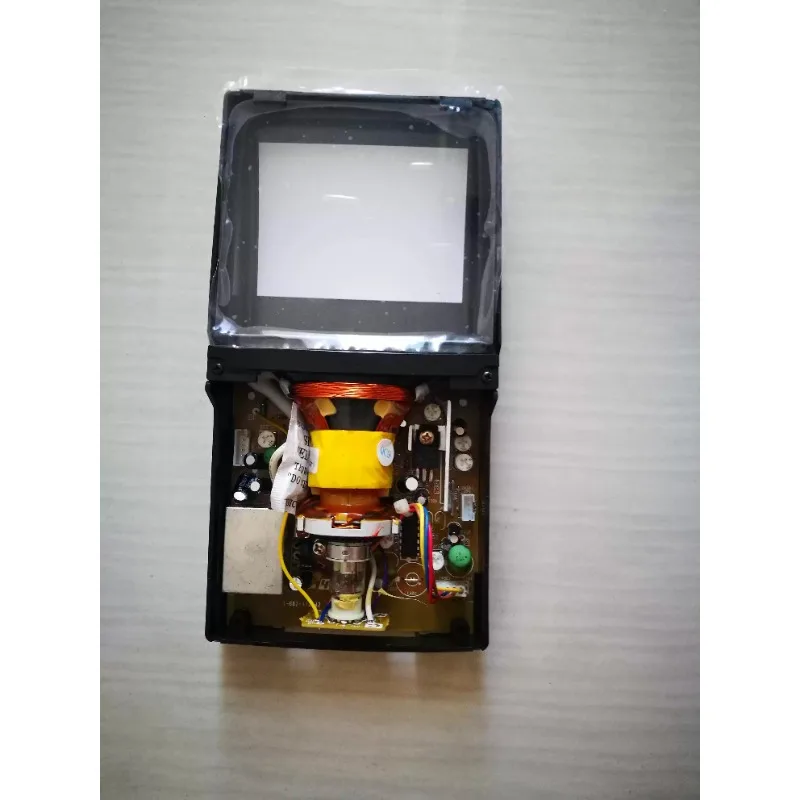 شاشة CRT مصغرة مقاس 4 بوصات باللونين الأبيض والأسود تدعم إدخال الفيديو أنبوب الصورة الإلكترونية 12V4W 4 بوصة