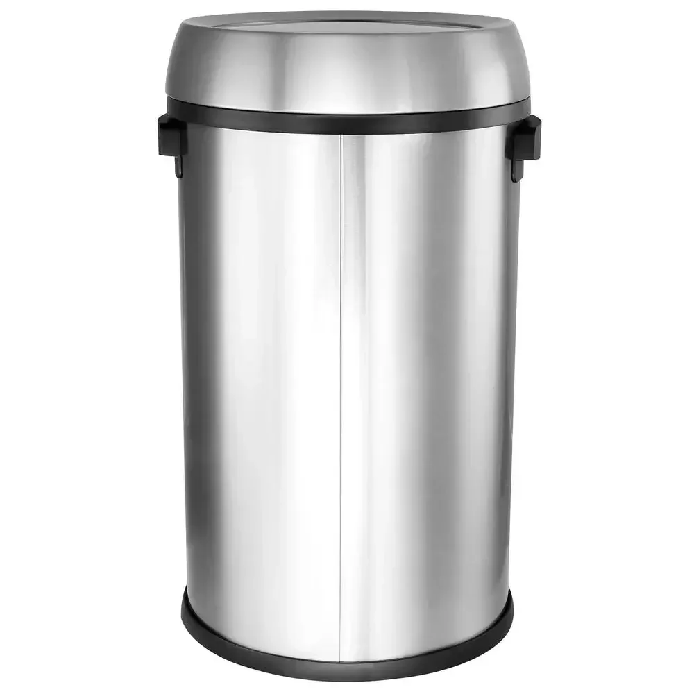 17 Gallon Stainless Steel Waste Bin and Recycling Container