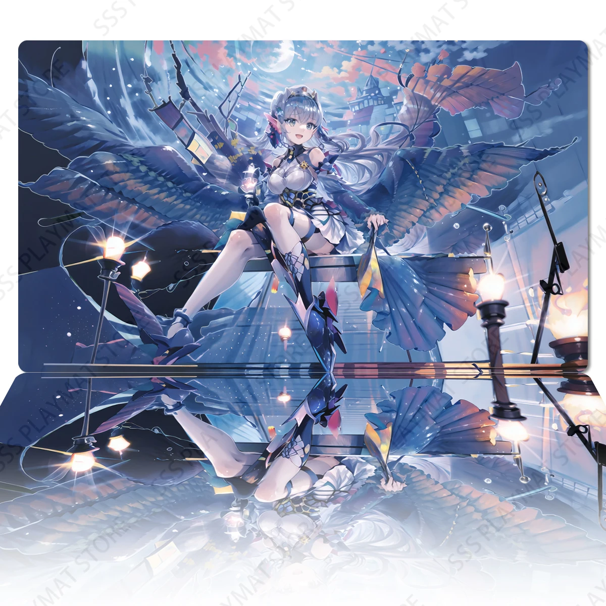 

Yugioh Tearlaments Kitkallos Tcg Mat Ccg Playmat Trading Card Game Mat Board Game Mat Rubber Mouse Pad Desk Mat Zones Free Bag