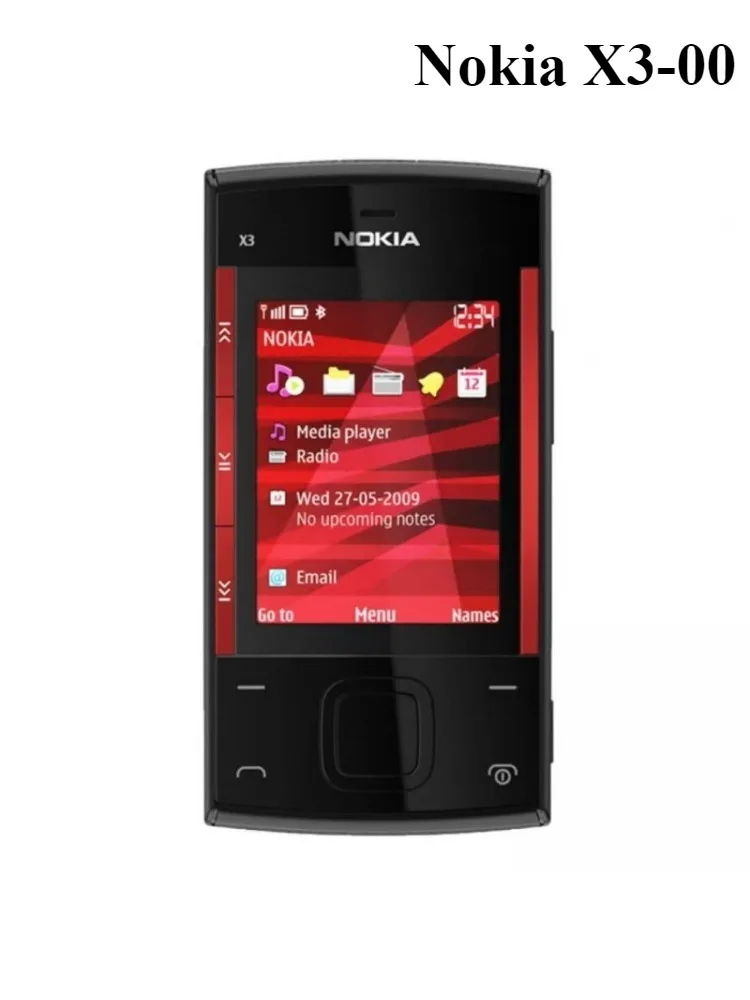 هاتف المفاتيح الكلاسيكي المنزلق Nokia X3-00 هو هدية ممتازة