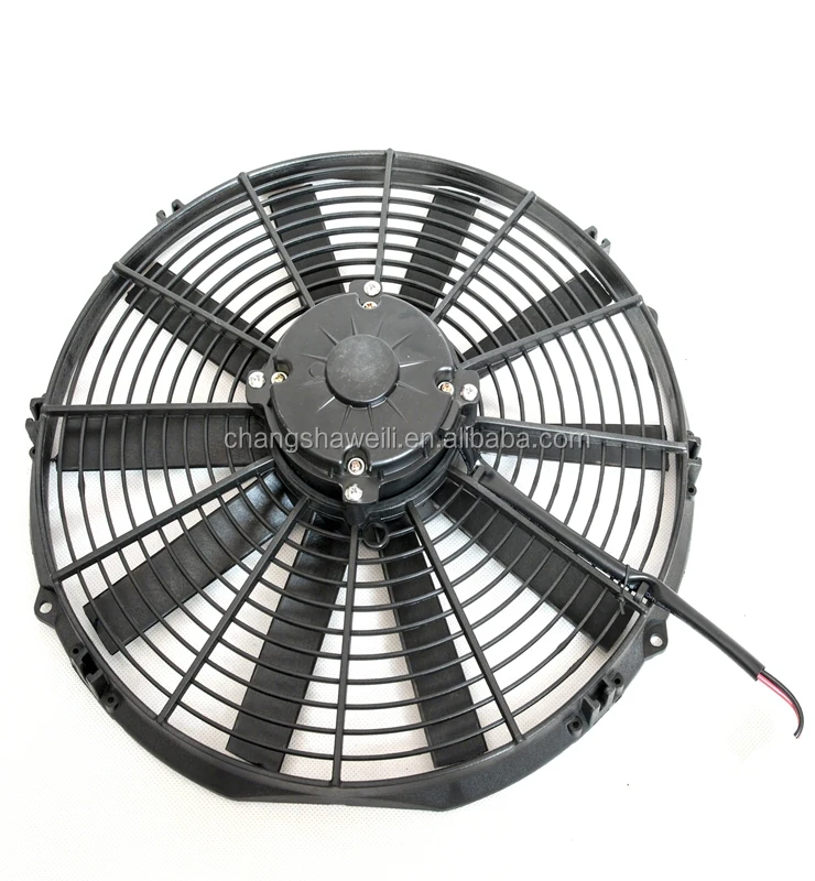2026 High Quality 14 Inch Condenser Fan Motor For Buses & Trucks 12/24V AC System Part LNF2214X 13-Month Warranty Weili Brand