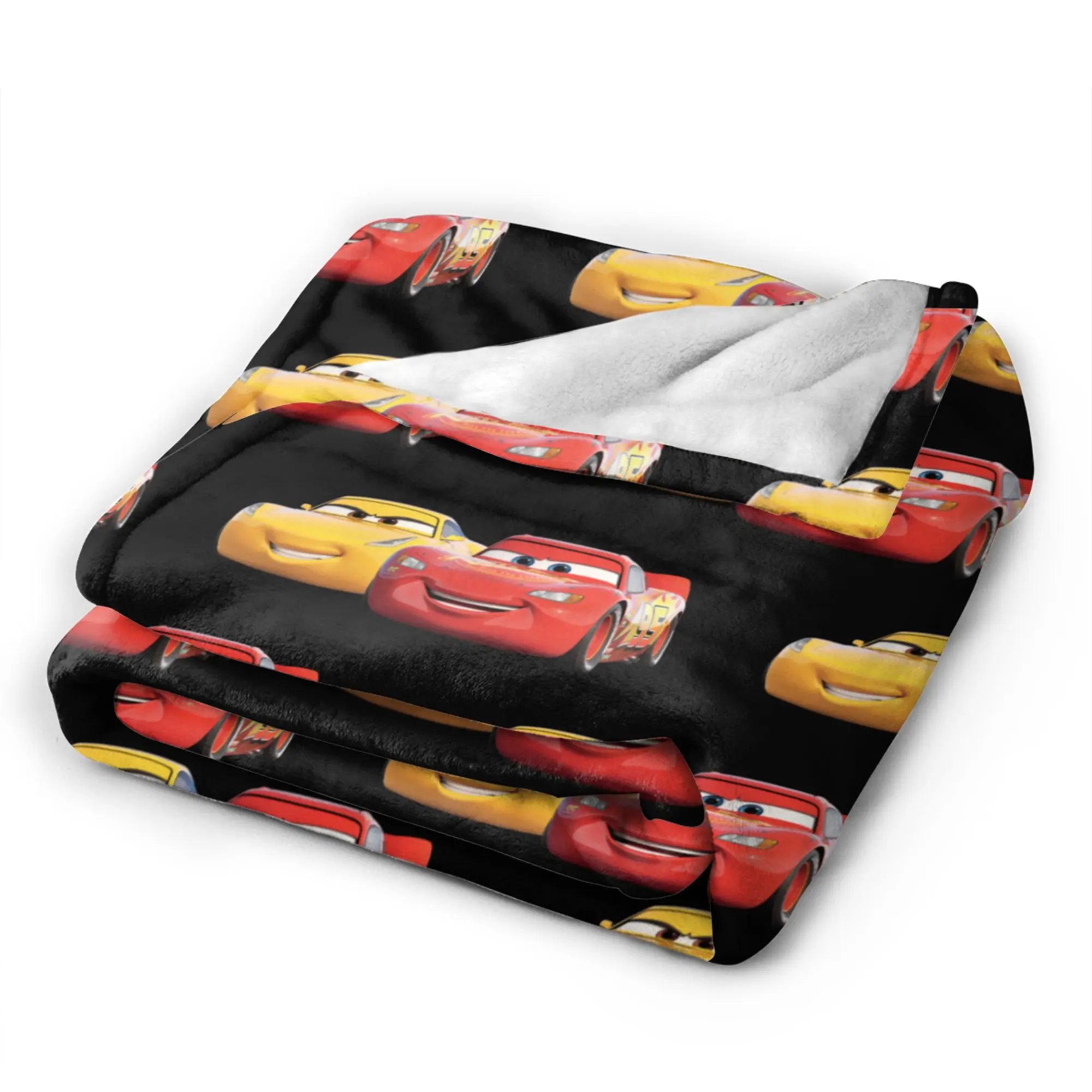 سيارات 3 البرق ماكوين وكروز راميريز الفانيلا البطانيات موضة رمي بطانية للمنزل 150*125 سنتيمتر أفخم رقيقة لحاف