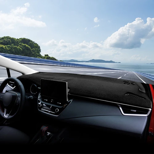 Imagen 2 del producto Para Toyota Corolla E210 2019 2020 2021 2022 2023 2024 2025 E 210 tablero de coche híbrido parasol cubierta antideslizante accesorios de alfombrilla