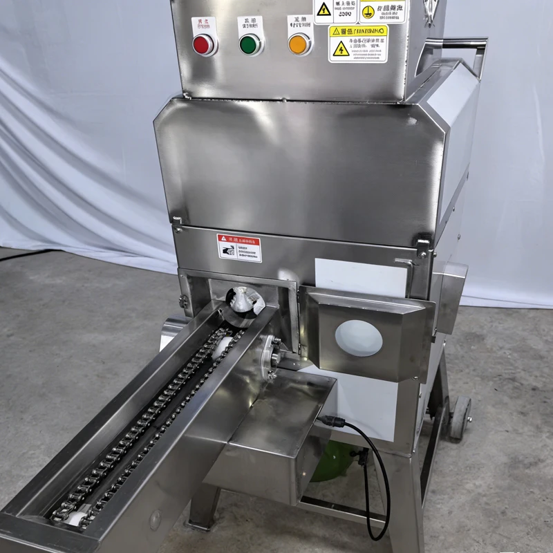 Desgranadora de Maíz Fresco Automática de Alta Velocidad con Alimentador, Trilladora de Maíz Dulce para una Cosecha Eficiente