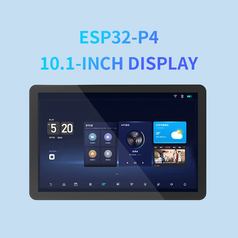 ESP32-P4 10.1 Inch Capacitive Touch LCD Screen Development Board 1280*800 Support XiaoZhi ESP32 C6 For Arduino LVGL