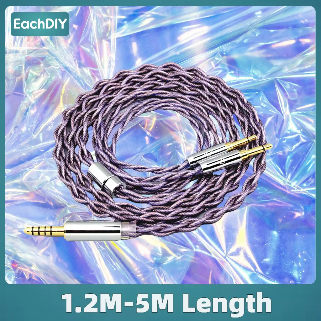 

Type2 1.8mm Headphone Cable For Pioneer Amiron Home Aventho Pioneer SE-MONITOR 5 SEM5 3.5mm Pin 140 cores litz 7N OCC 7873
