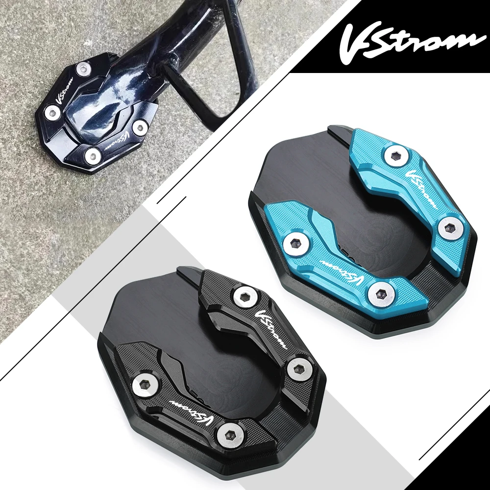 

For Suzuki Vstrom 250 SX 250SX V-STROM SX250 2022 2023 2024 2025 Motorcycle Kickstand Side Stand Enlarger Extension Plate Pad