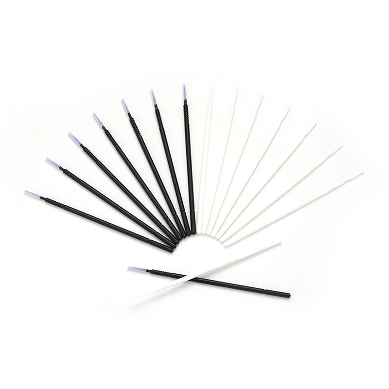 100PCS Disposable Micro Brush Applicator Microswabs For Eyelash Extension Removing Tools, Mini Cotton Swab Brushes For Makeup An