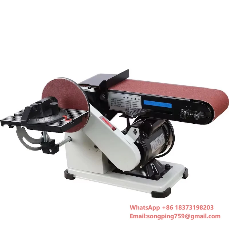 

Electric Iron Angle Grinder Sanding Belt Holder Sanding Grinding Polishing Machine Cutter Cast Iron Base Power Tool