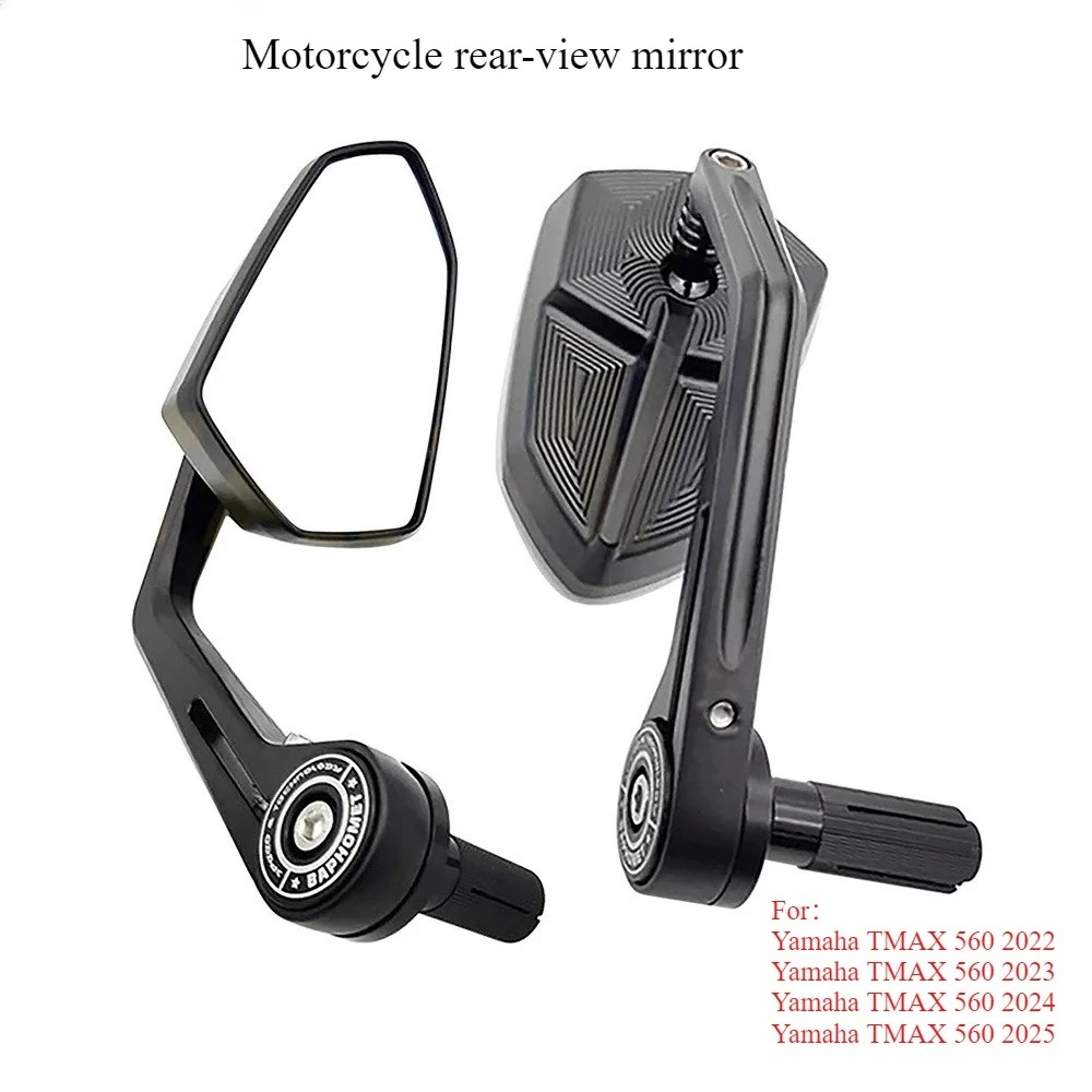 Motorcycle handlebar rearview mirror modification reverse mirror suitable for Yamaha TMAX 560 2022 2023 2024 TMAX560