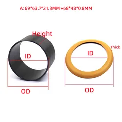 1 Set 300W 550W 750W 1100W 1500W Vacuum Pump Oil-Free Mute Spare Parts Cylinder Piston Ring Kit For  Air Compressor Accessories