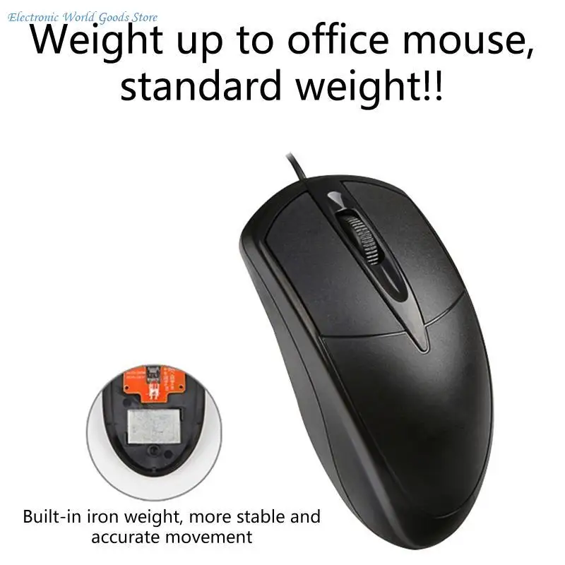 A3PD Ergonomic Gaming Mouse 3 Button 1000DPI USB Computer Mouse Gamer Optical Mice for PC Laptop Notebook Mouse