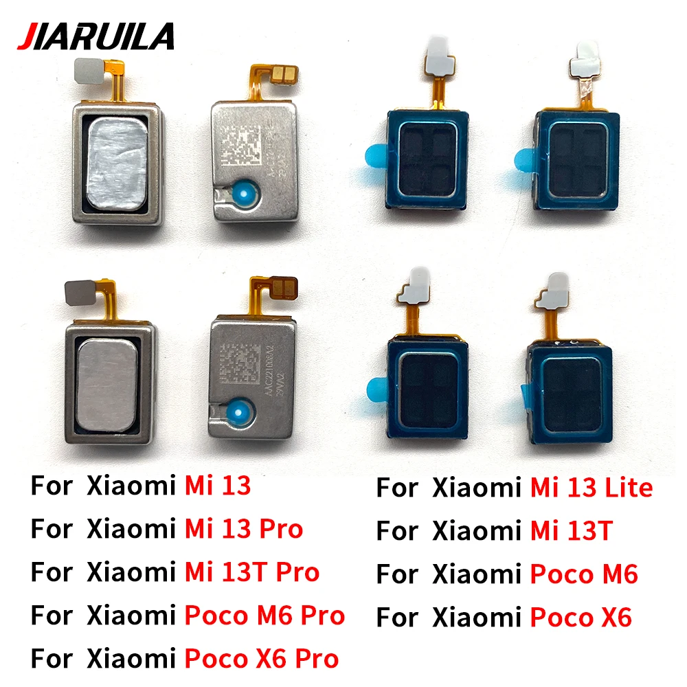 Great For Xiaomi Mi 13 Lite Pro 13T Poco M6 Pro X6 Pro Earpiece top Speaker Sound Receiver headphone ecouteur earphone Flex