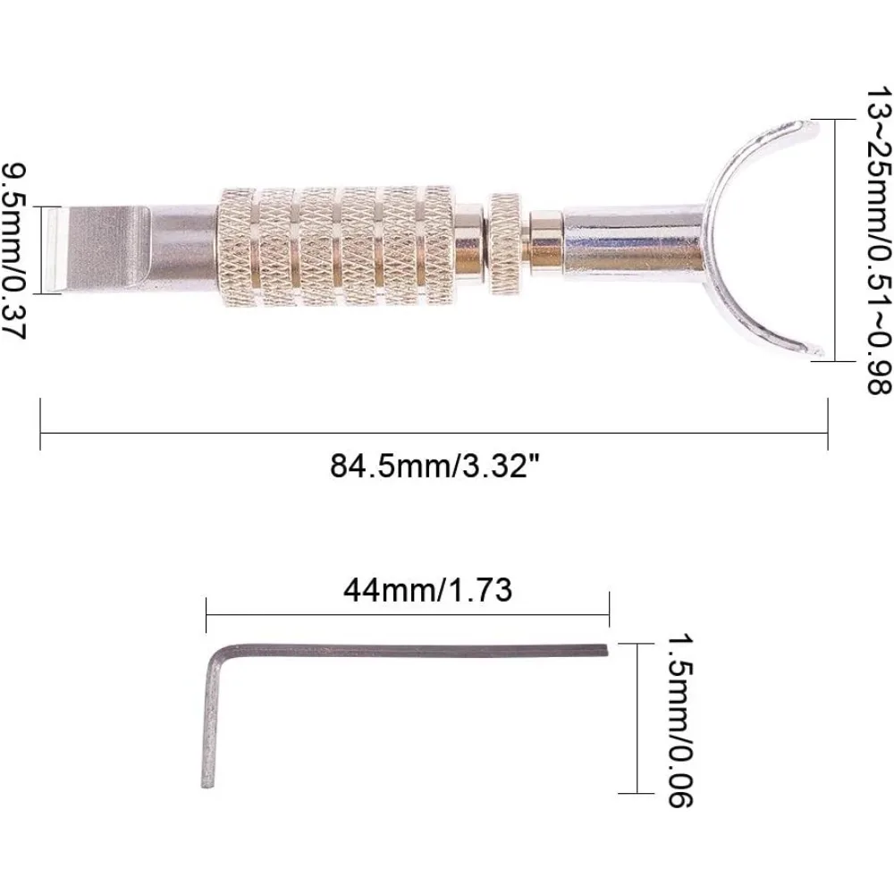 Platinum Leather Cutting Tool with Swivel Knife Rotate Adjustable Leather Knife Art Painting Cutter for Leather Carving Working